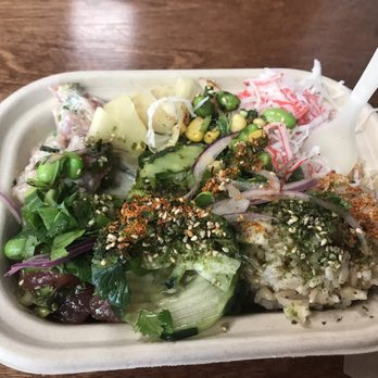 Poke Bar - Small size with 2 protein scoops - Poke Near Me - Peoria, Arizona