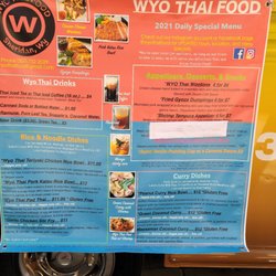 WYO Thai Food - Menu