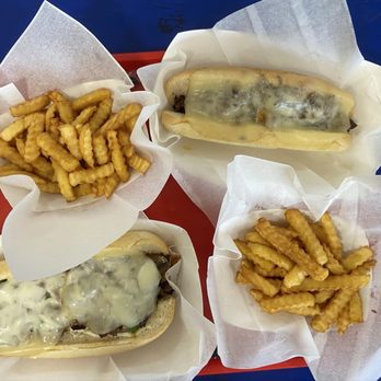 Burgers and More - Cheesesteaks w/ fries - New American Near Me - Phenix City, Alabama Burgers and More - Cheesesteaks w/ fries - New American Near Me - Phenix City, Alabama