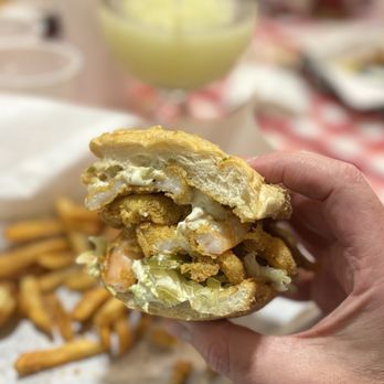 Cajun Fish Grill - Fried Shrimps Po Boy - Cajun/Creole Near Me - McKinney, Texas