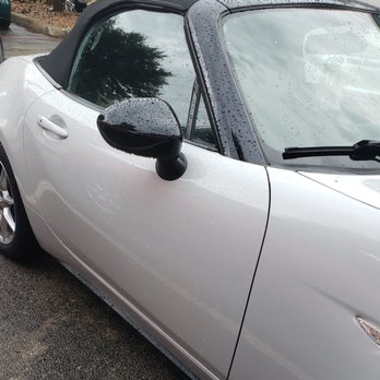 The Paint Shop - The MX-5 top trim, side mirror and they buffes oit the scratches on the door. Even washed it before the rain started - Body Shops Near Me - San Antonio, Texas The Paint Shop - The MX-5 top trim, side mirror and they buffes oit the scratches on the door. Even washed it before the rain started - Body Shops Near Me - San Antonio, Texas