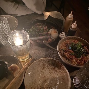 Double Knot - Duck Bibimbap and Creamy Mushroom Udon - Sushi Bars Near Me - Philadelphia, Pennsylvania Double Knot - Duck Bibimbap and Creamy Mushroom Udon - Sushi Bars Near Me - Philadelphia, Pennsylvania