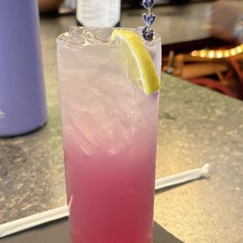 Dooky Chase's Restaurant - Lavender lemonade... so pretty and yummy!! - Cajun/Creole Near Me - New Orleans, Louisiana