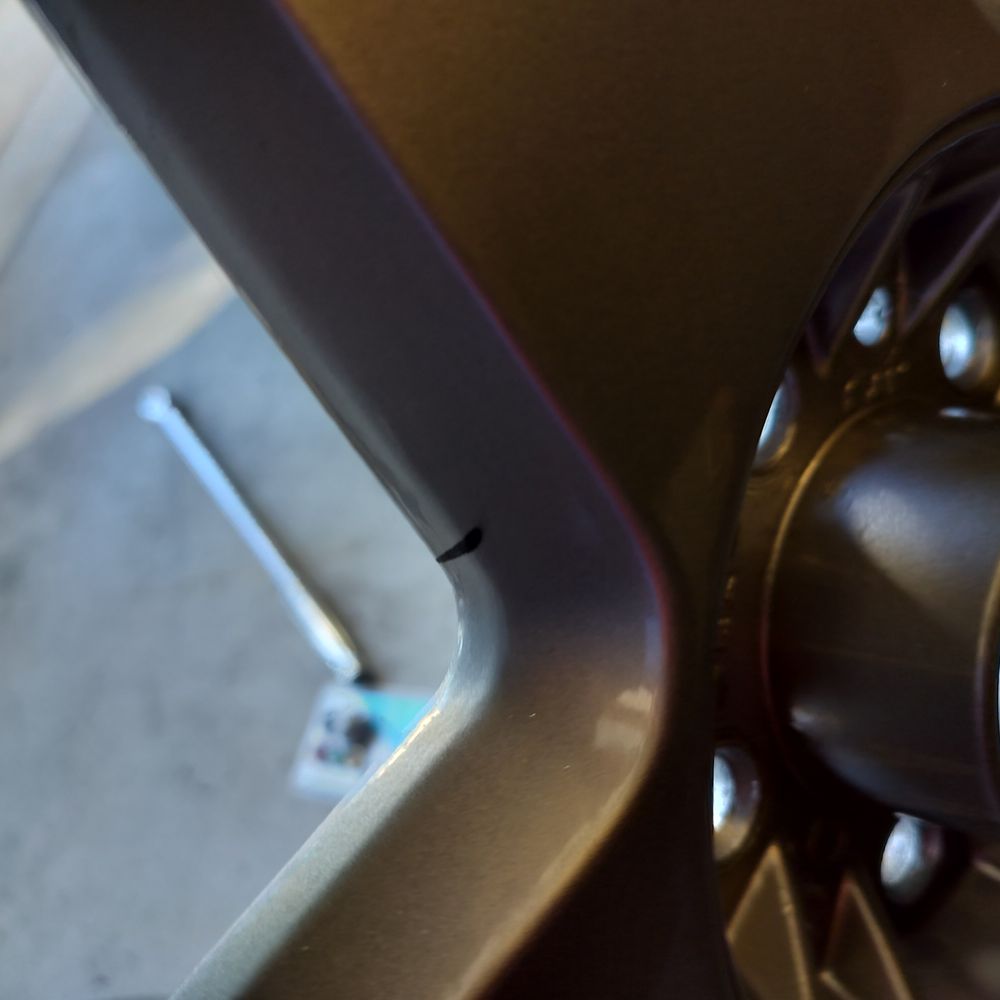 My Wheel Guy - Bead sealer on the actual wheel that was not cleaned before I picked up the wheel. - Wheel & Rim Repair Near Me - Henderson, Nevada My Wheel Guy - Bead sealer on the actual wheel that was not cleaned before I picked up the wheel. - Wheel & Rim Repair Near Me - Henderson, Nevada