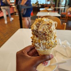 Nick Charlap's Ice Cream - Maple walnut with mixed nuts toppings