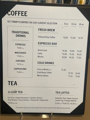 Menu photo 2 JJ Bean Burnaby, BC