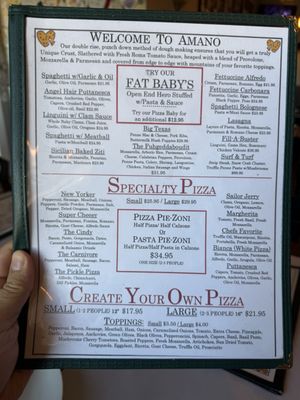 Menu photo 1 Amano Las Vegas, NV