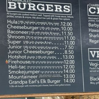 My Father's Place - Menu - American Near Me - McCall, Idaho