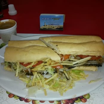 Rubido's Cafeteria - This is their steak sandwich, whst a beauty! !! - New American Near Me - Miami, Florida Rubido's Cafeteria - This is their steak sandwich, whst a beauty! !! - New American Near Me - Miami, Florida