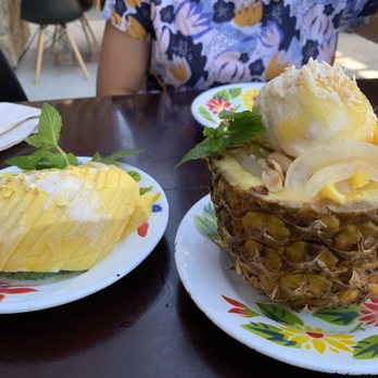 Pineapple Thai - Coconut Mango Sticky Rice and Pineapple Delight - Thai Near Me - Cupertino, California Pineapple Thai - Coconut Mango Sticky Rice and Pineapple Delight - Thai Near Me - Cupertino, California