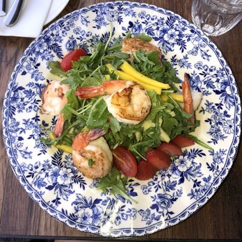 Sla Thai Restaurant - Mango arugula salad with shrimp good! - Thai Near Me - Montclair, New Jersey