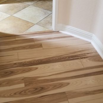 Our Beautiful New Floor The Transition Piece Is Perfect Too Yelp