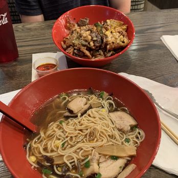 Yummy Yaki - Shoyu Ramen with Pork & Stir Fry Bowl with fried rice - Noodles Near Me - Mobile, Alabama
