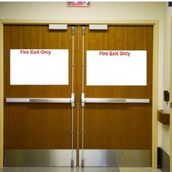 Door Medic - New panic exit devices with locking rods installation