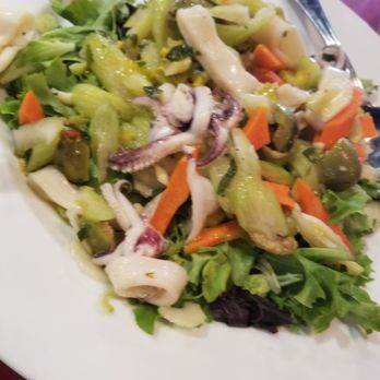 Vinny's Ristorante - Calamari salad! Excellent - Italian Near Me - Somerville, Massachusetts Vinny's Ristorante - Calamari salad! Excellent - Italian Near Me - Somerville, Massachusetts