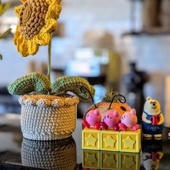 Spectra Coffee - Cute decorations on their bar - Coffee & Tea Near Me - San Jose, California