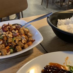 dong bei hu - Large rice, Kung pao tofu