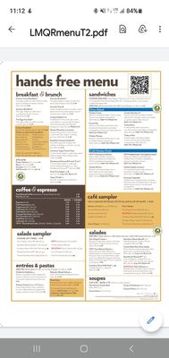 Menu photo 2 la Madeleine Austin, TX