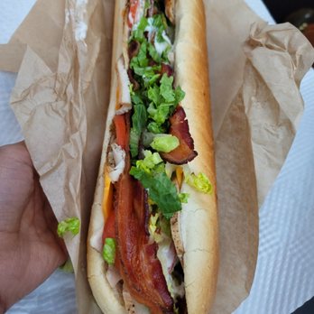 Fat Kid Sandwiches - turkey bacon ranch- very nice amount of meat and cheese - Food Delivery Services Near Me - Richmond, Virginia