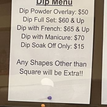 Lavender Nail Spa - Dip Menu - Nail Salons Near Me - Antioch, Tennessee
