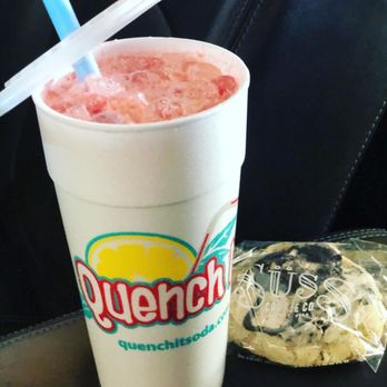 Quench It - Eagle Mtn - Strawberry Dream Cookies n creme cookie - Popcorn Shops Near Me - Eagle Mountain, Utah