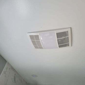Seruka Electric - Newly installed bathroom vent - Electricians Near Me