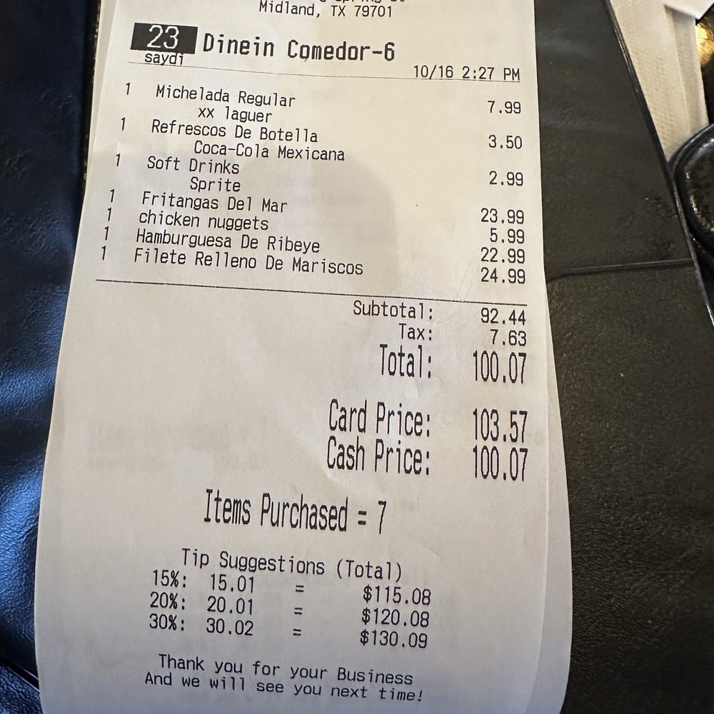 Receipt Receipt