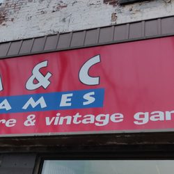 A & C Games - The outside.  Doesn't look like much, but don't be fooled