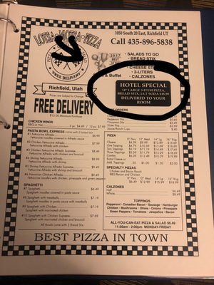 Menu photo 3 Lotsa Motsa Pizza Richfield, UT