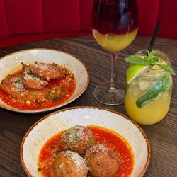 Good food, good mood and the perfect drink.