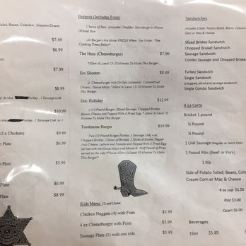 Ringo's BBQ and Burgers - Great prices!  They also have daily specials that are not in the menu. - Barbeque Near Me - Laredo, Texas