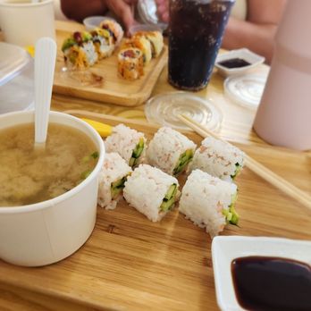 Sushi Box - Cucumber, avocado, soy paper roll - Sushi Bars Near Me - Clovis, California Sushi Box - Cucumber, avocado, soy paper roll - Sushi Bars Near Me - Clovis, California