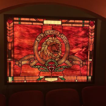 Hollywood Theatre - Stained glass from rosewood theater - Cinema Near Me - Portland, Oregon