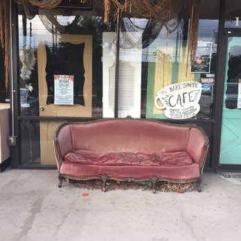 The Bake Shoppe & Cafe - Please throw that couch away. Total rat pit and a complete turn away for customers. - Bakeries Near Me - Cypress, Texas