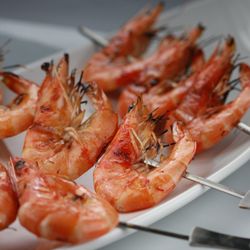 Eddu & Chefs - Grilled Shrimp Marco Porceddu Catering Private Chefs