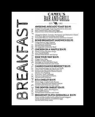 Menu photo 4 Camel's Bar & Grill San Diego, CA Menu photo 4 Camel's Bar & Grill San Diego, CA