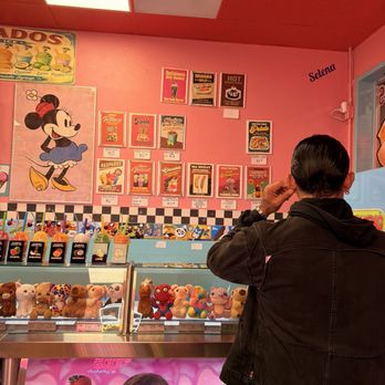 Rock N Roll Scoops - They also have other items on the wall! They take off add more depending how much they have that day! - Ice Cream & Frozen Yogurt Near Me - Vista, California Rock N Roll Scoops - They also have other items on the wall! They take off add more depending how much they have that day! - Ice Cream & Frozen Yogurt Near Me - Vista, California