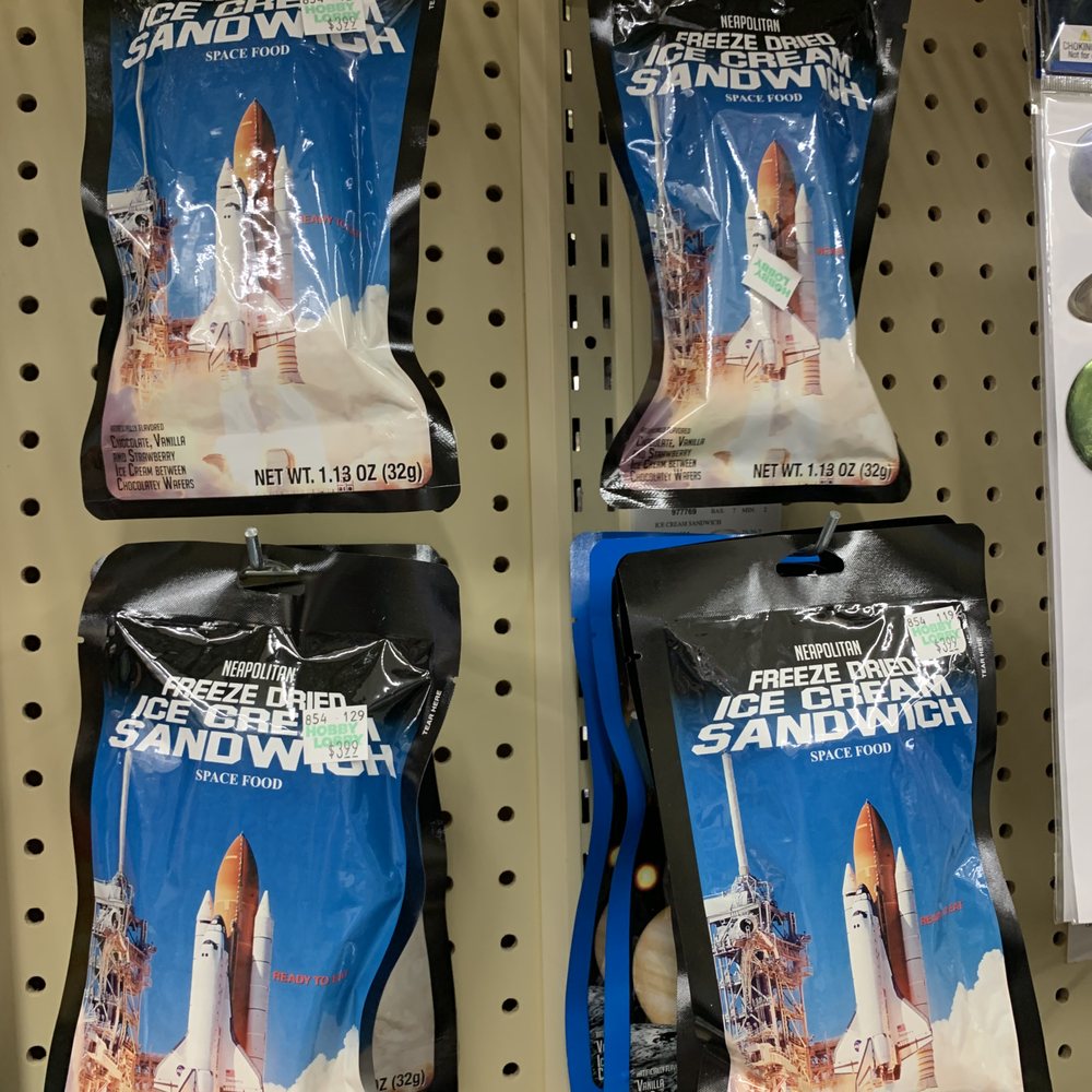 Hobby Lobby - Space Ice Cream Sandwiches, what astronauts eat (Not) - Hobby Shops Near Me - Albany, New York