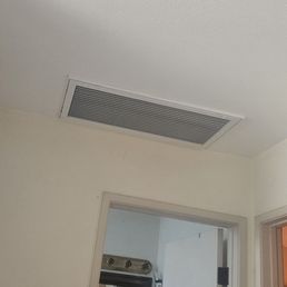 New return air vents hidden at the edge of the upstairs walkway New return air vents hidden at the edge of the upstairs walkway