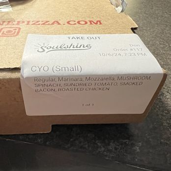 Soulshine Pizza - CYO Small Pizza - Pizza Near Me - Franklin, Tennessee Soulshine Pizza - CYO Small Pizza - Pizza Near Me - Franklin, Tennessee