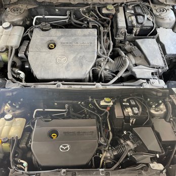 Superior Auto Image - Engine bay cleaning -- probably don't need to point out which one is the before or after here haha! - Auto Detailing Near Me - Denver, Colorado