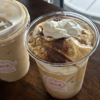 Caffe In Coffee Roasters - Cream top Madagascar vanilla latte (w oat) - Coffee & Tea Near Me - Tustin, California Caffe In Coffee Roasters - Cream top Madagascar vanilla latte (w oat) - Coffee & Tea Near Me - Tustin, California