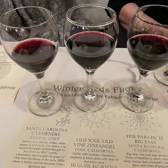 Sienna Wine Bar & Small Plates - $23 winter wine flight - Wine Bars Near Me - Denver, Colorado