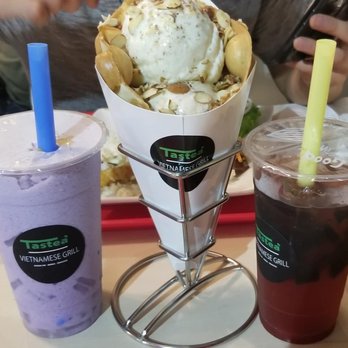 Tastea Vietnamese Grill - Coconut bubble waffle - Vietnamese Near Me - Rosenberg, Texas