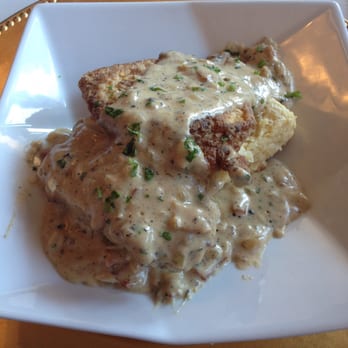 Tspoons - Chicken fried steak with bacon gravy. More please! Yum! - Cooking Schools Near Me - San Juan Capistrano, California