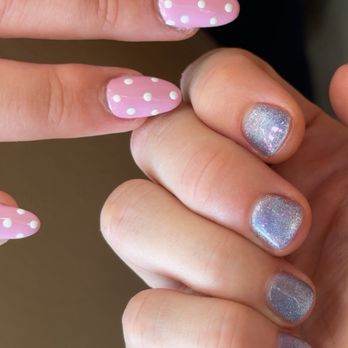 Lovely Nails and Spa - Cat eye gel and acrylic with decoration - Nail Salons Near Me - Torrance, California Lovely Nails and Spa - Cat eye gel and acrylic with decoration - Nail Salons Near Me - Torrance, California