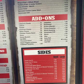 Chaps Pit Beef - Menu 11-16-2020 - Barbeque Near Me - Baltimore, Maryland