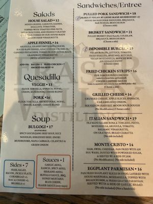 Menu photo 2 Fraser Valley Distilling Fraser, CO Menu photo 2 Fraser Valley Distilling Fraser, CO