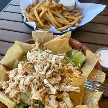 Robbie's Tavern - Fries and taco salad with chicken - Comfort Food Near Me - Breckenridge, Colorado Robbie's Tavern - Fries and taco salad with chicken - Comfort Food Near Me - Breckenridge, Colorado