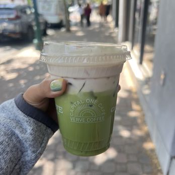 Capital One Café - strawberry foam matcha - Coffee & Tea Near Me - Walnut Creek, California Capital One Café - strawberry foam matcha - Coffee & Tea Near Me - Walnut Creek, California